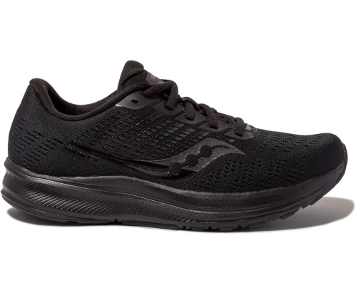 Tenis Saucony Ride 13 Hombre Zapatos Neutrales Triple Negras México MX-972-IG